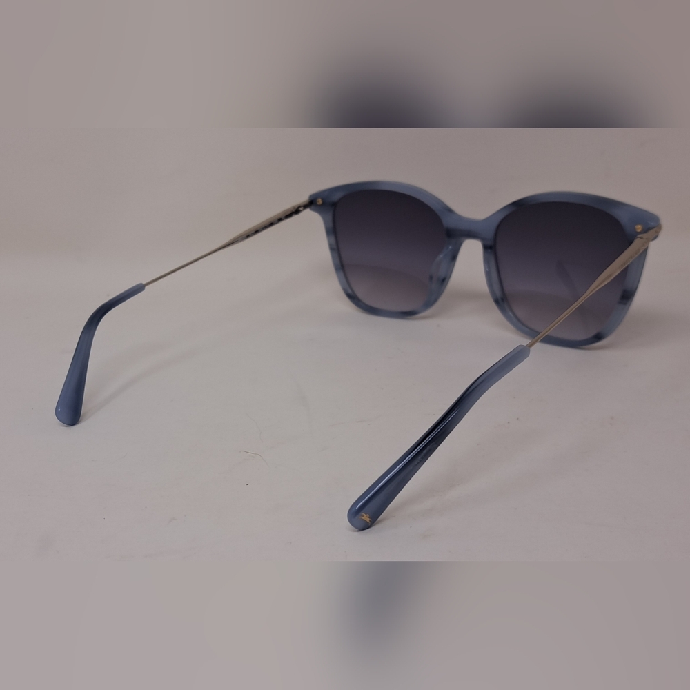Longchamp Women's Sunglasses Marble Blue Gradient Square LO660S 421 54-17-140 - Picture 15 of 16